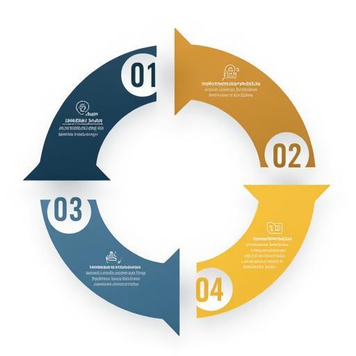 Circular process diagram illustrating the consulting methodology steps